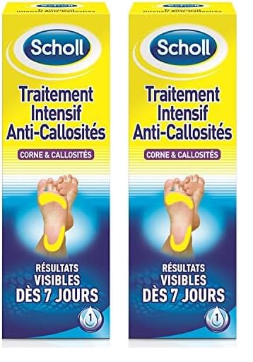 Scholl Crème Pieds Traitement Intensif Anti-Callosités et Corne 75ml (Lot de 2)
