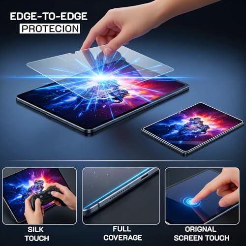 Image of Screen Protector for Samsung Galaxy Tab S10 Lite 10.9 inch Tablet, Tempered Glass Screen Protector for Samsung Galaxy Tab S10 Lite 10.9 inch (Anti Scratch, FingerPrint, SmudgeProof) [1 Pack]