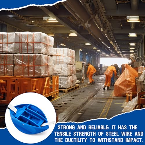 Image of MorningRo 1 Pack 74'' Flexible Pallet Strap Feeder for 1 /2-3 /4 Inch Polyethylene Strapping Stick Guide Strapping Through Pallets Straps Feeder Professional Pallet Threading Tool