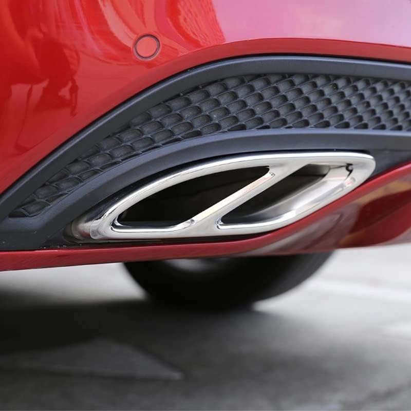 車のリアテール喉 排気テールパイプマフラー CLA クラス W117 C117 AMG 2016 2017 カースタイリングテールマ ベンツ  CLAクラス C117/X117(2016年8月まで）用リアマフラー 80mm ダブル 左右 FOX製 : THREE POINT - 通販 -  Yahoo!ショッピング 自動車用排気テールパイプ Aクラス用 CLAクラス X156クラス W176 W117 X156 AMG排気テールパイプ 自動車排気