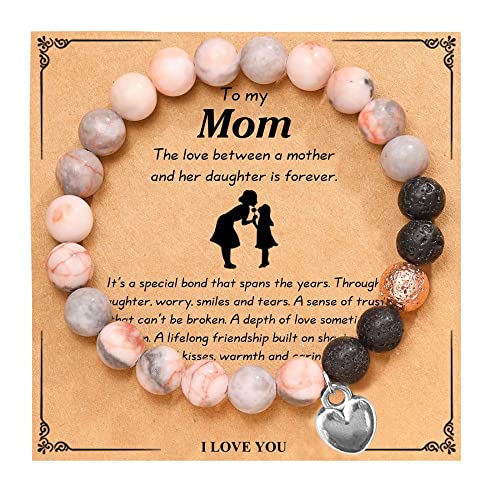 Image of Black and Pink Bracrlets The Love Between Sisters Beaded Bracelets Love Gifts for Women