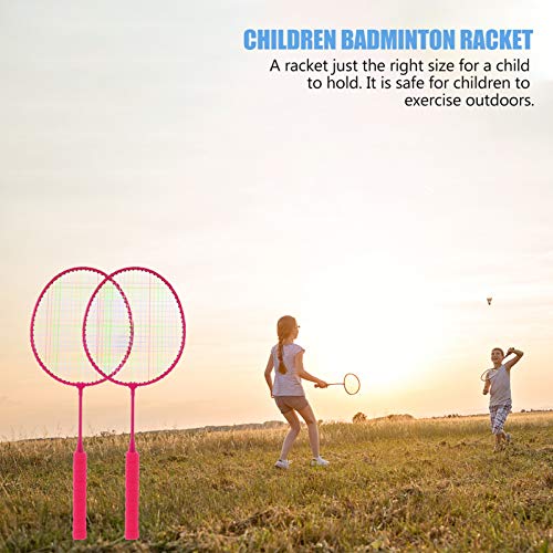 Conjunto de raquete de badminton IMIKEYA para crianças de 3 a 12 anos, conjunto de badminton portáti