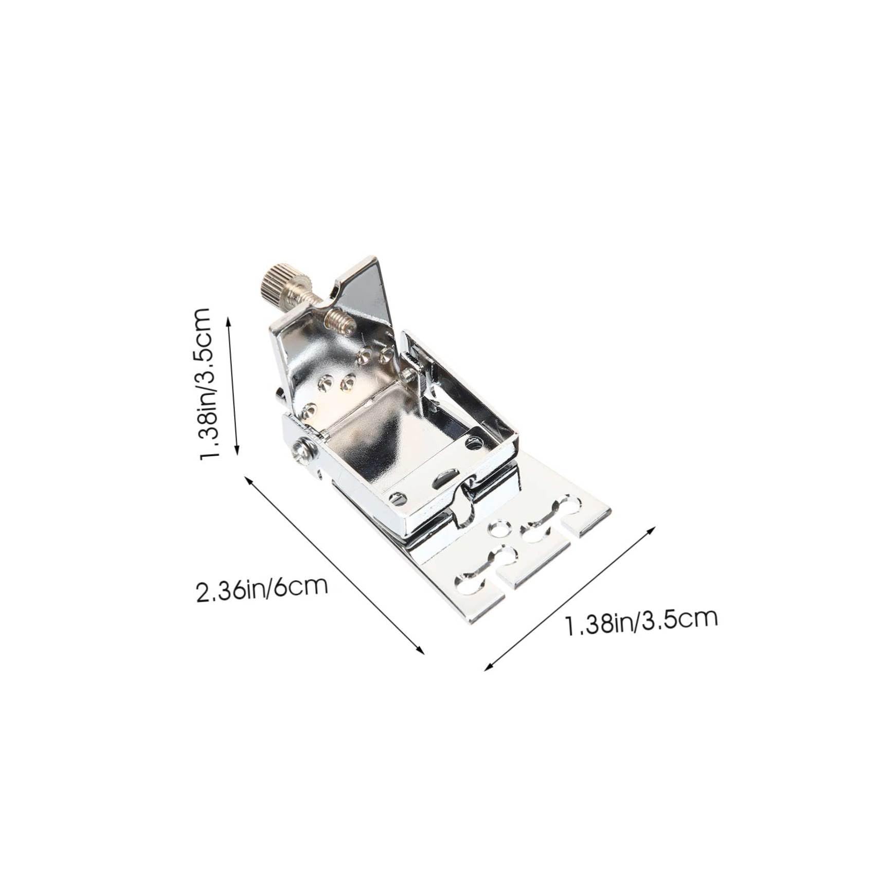 ibasenice 3stücke Metal Banjo Tailpiece Saiten-banjo Robuste Chromkonstruktion Installieren Verbessert Spielbarkeit Perfektes Zubehör Für Musiker