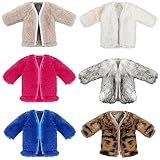 Bencailor 6 Pcs Doll Clothes for 11.8 Inch Accessories Summer Tops Swimwear T Shirt Winter Coat Outfit Birthday Gift(Stylish Style)