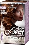 Schwarzkopf Color Expert Intensiv-Pflege Color-Creme 6.68 Haselnuss-Hellbraun, 3er Pack (3 x 167 ml)
