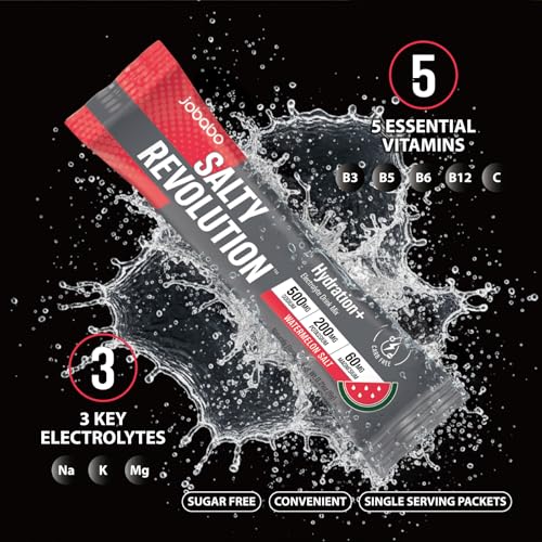Image of Salty Revolution Electrolytes Powder Packets, Variety Pack (30 Servings) | Keto, Energy & Sports Hydration Support | Sugar Free, Gluten-Free | Drink Mix