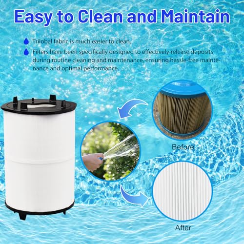 HANXER® 27002-0100S Pool Fliter Cartridge Replaces for sta-rite 27002-0100S Pool and Spa Filter, sta-rite PLM100, ST100, System 2 Pool Fliter Cartridges Modular Media, 100 sq.ft by HANXER - Used condition - Image 6