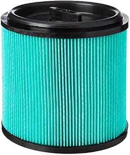 Vacmaster 951316 Official Universal HEPA H13 Cartridge Filter for 15-60L Wet & Dry Vacuum Cleaners and Dust Extractors, Green - Dry Use Only