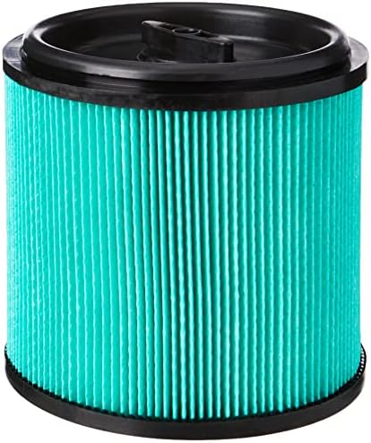 Vacmaster 951316 Official Universal HEPA H13 Cartridge Filter for 15-60L Wet & Dry Vacuum Cleaners and Dust Extractors, Green - Dry Use Only