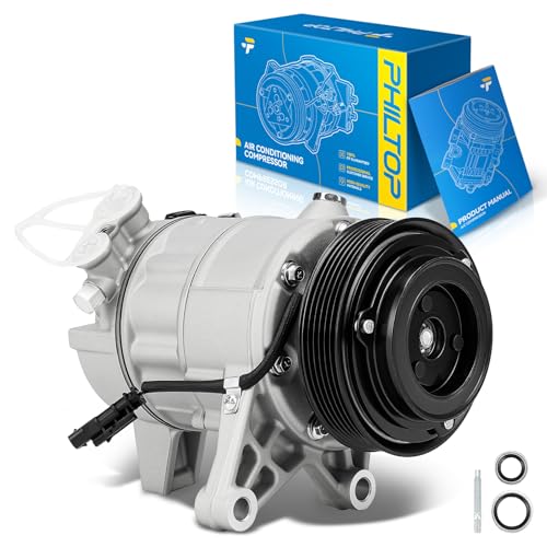 Image of PHILTOP Air Conditioner AC Compressor for Chevy Impala 2014-2020,Equinox 2016-2017 3.6L,LaCrosse 2016, 2013-2015 3.6L,Cadillac XTS 2016, 2013-2015 3.6Liter,2014,2017-2019 3.6T,Terrain 2015-2017