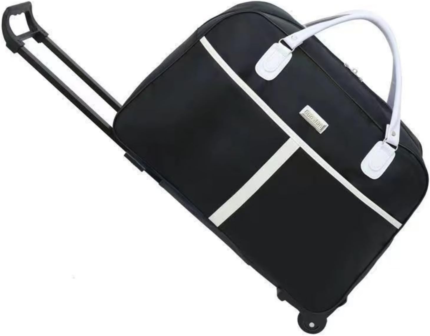 OruituaTravel Bag With Wheels, Large Capacity Travel Handbag, Short-term Travel And Business Travel Bag, 24 Inch Carry On Luggage, Suitable For Both Men And Women (black)