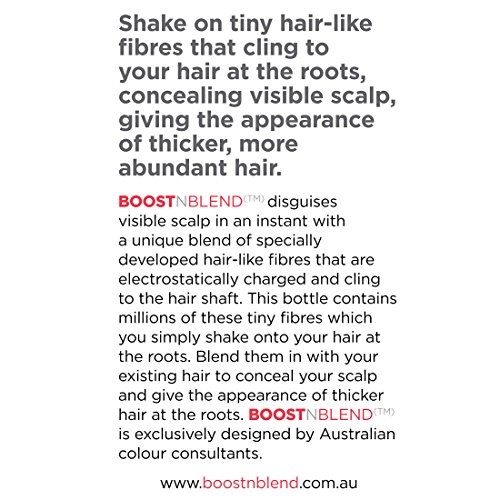 BOOST N BLEND Medium Brown Women's Hair Loss Concealer with magnifying mirror - Thumbnail 5