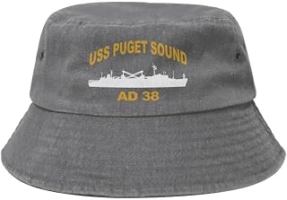 USS Puget Sound Ad 38 Flag-Vintage Fisherman hat