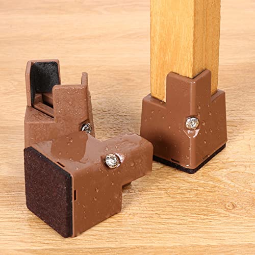 Pies de sofá y elevadores ajustables de 5 cm y 10 cm para patas de mesa 4