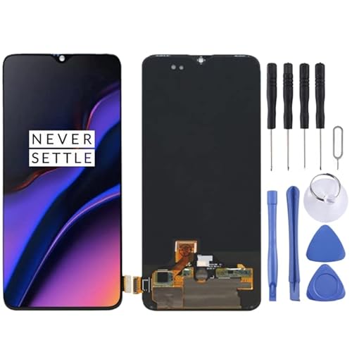 LCD�t����� �f�W�^�C�U�[�������For OnePlus 6T�̃t���A�Z���u��OEM LCD��ʁi���j