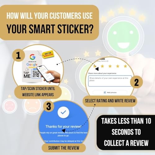 Autocollant QR et NFC pour robinet réutilisable compatible iPhone Android