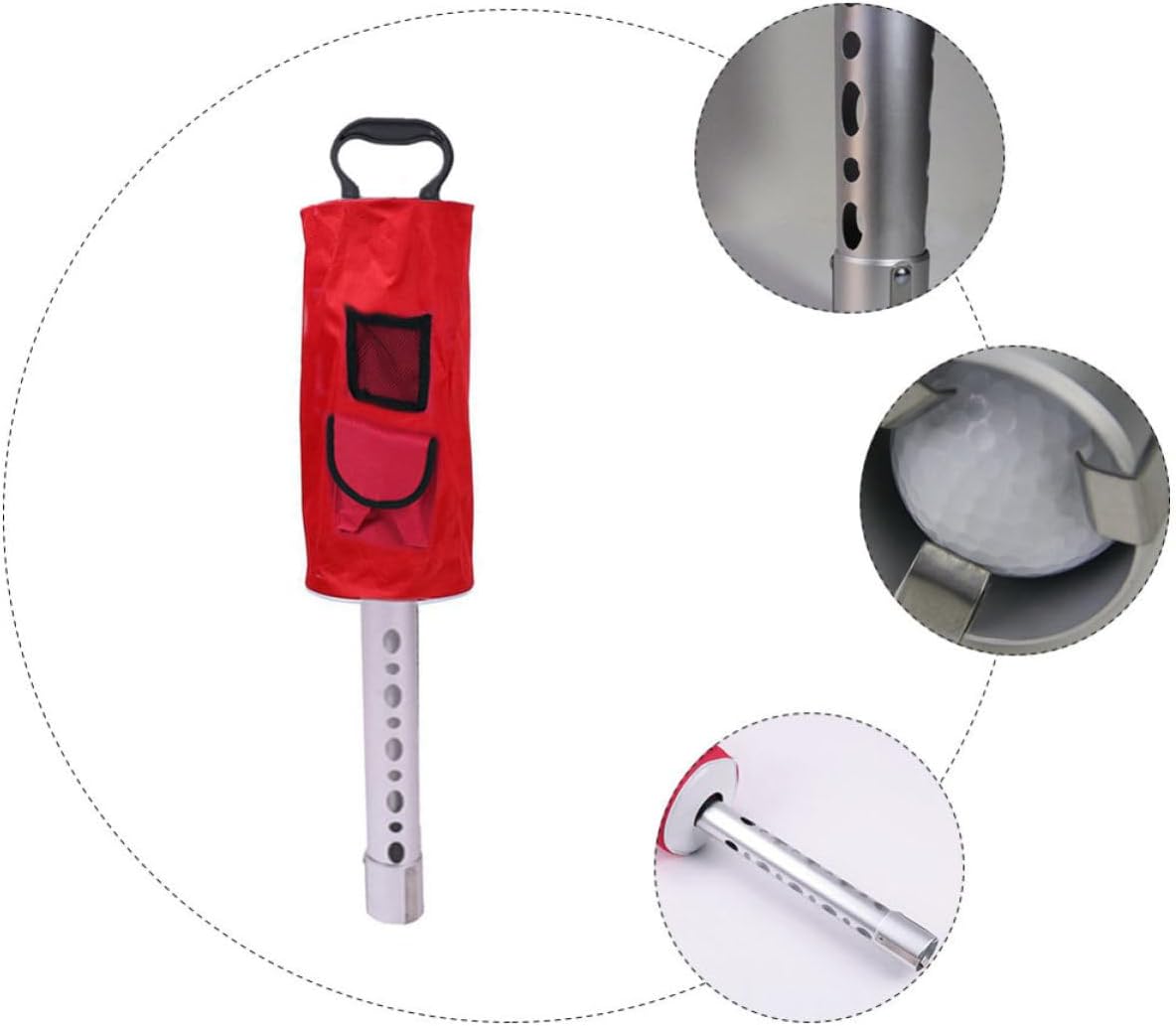 STAHAD Handheld Golf Ball Picker with 70 Ball Capacity Nylon Aluminium Tube image 3