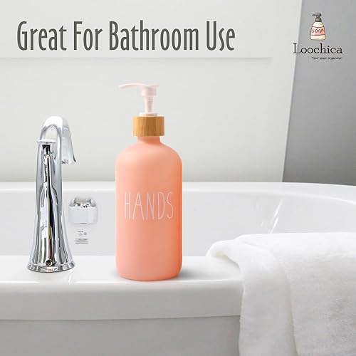 Miniatura 8 de Dispensador de jabón rosa para cocina, dispensador de detergente o dispensador de jabón para manos para fregadero de cocina, bomba de jabón moderna