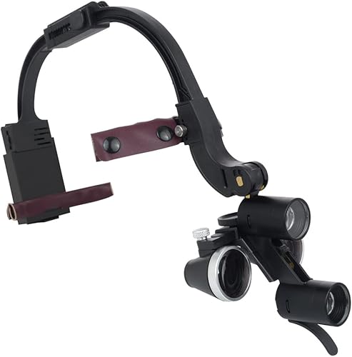 Miniatura 2 de Pevor Luz principal dental portátil de la linterna de 5W, faro 2.5X para la lupa binocular médica quirúrgica dental