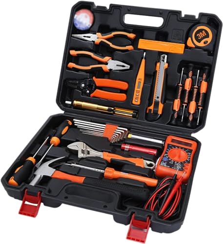 Set de herramientas para el hogar con caja plástica