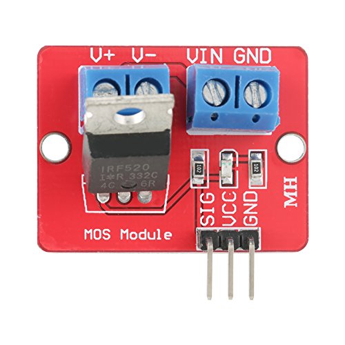 5pcs 3.3V/5V Módulos de driver MOSFET IRF520 PWM Output Driving Boards Output 0-24V