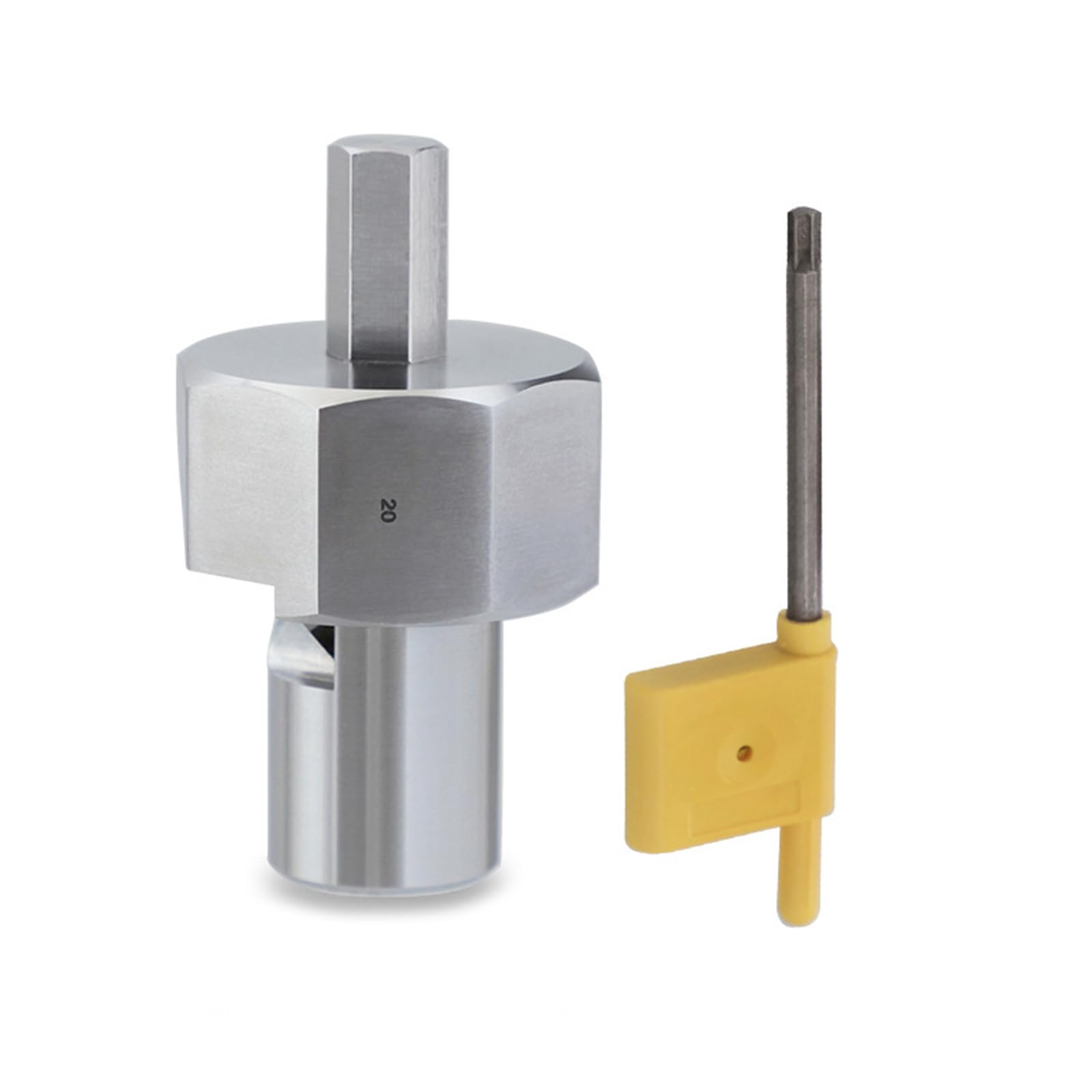 Kalttoy C Workbenches Dog Hole Hamfer Reamer Tool Stainless Steel 20Mm 19Mm Dog Hole Shaping Trimmers Hexagon Shank For Electri Drill Trimmers