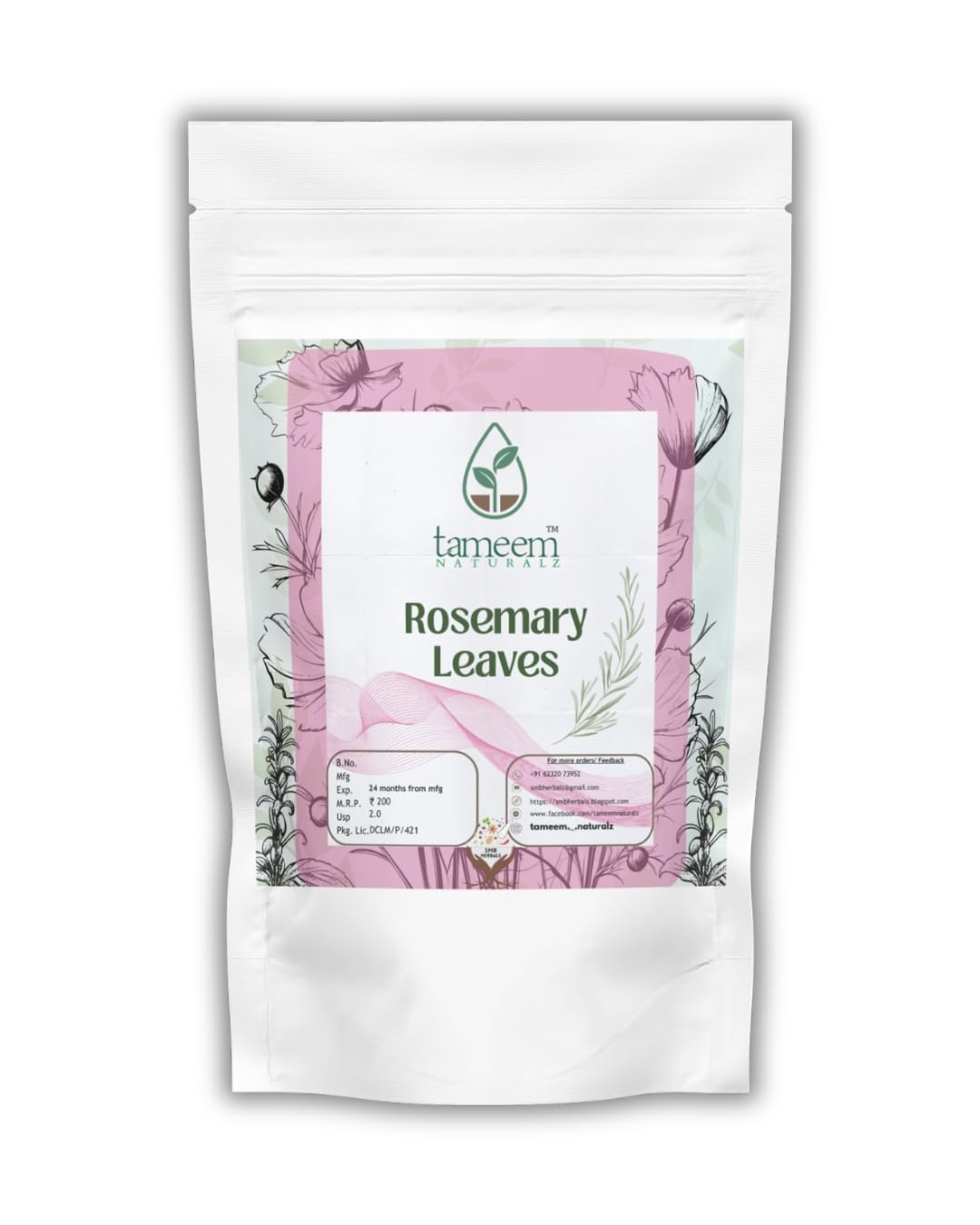 TAMEEM NATURALZ Rosemary Dry Leaves – Aromatic Herb for Hair, Tea & Wellness-image-30