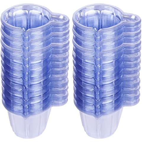Jyongmer 400 Pack Urine Cups, Disposable Plastic Urine Collection Cups 40ml Plastic Urine Cups Urine Specimen Container Cups for Pregnancy Confirm/Ovulation Test/pH Test Etc Cover