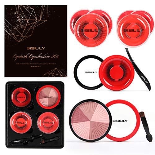 Magnetic Eyelashes with Eyeliner, Invisible Magnetic Lashes Mink Kits with 2 Liquid Eyeliner 10 Invisible Reusable Waterproof False Eyelashes (3 Pair)