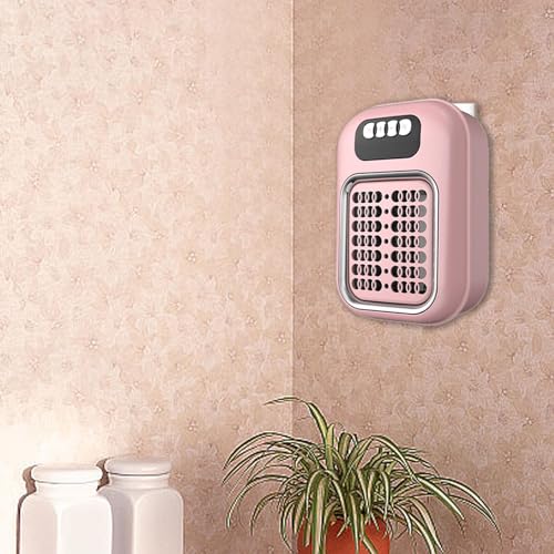 Wall Outlet Space Heater Adjustable Mini Space Heater for Indoor Office Home Pink|Home & Garden | Home Improvement | Heating Cooling & Air | Space Heaters 6 51RK6gupEeL