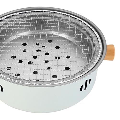 Barbecue de table blanc mini fourneau extérieur et ustensile camp - 4