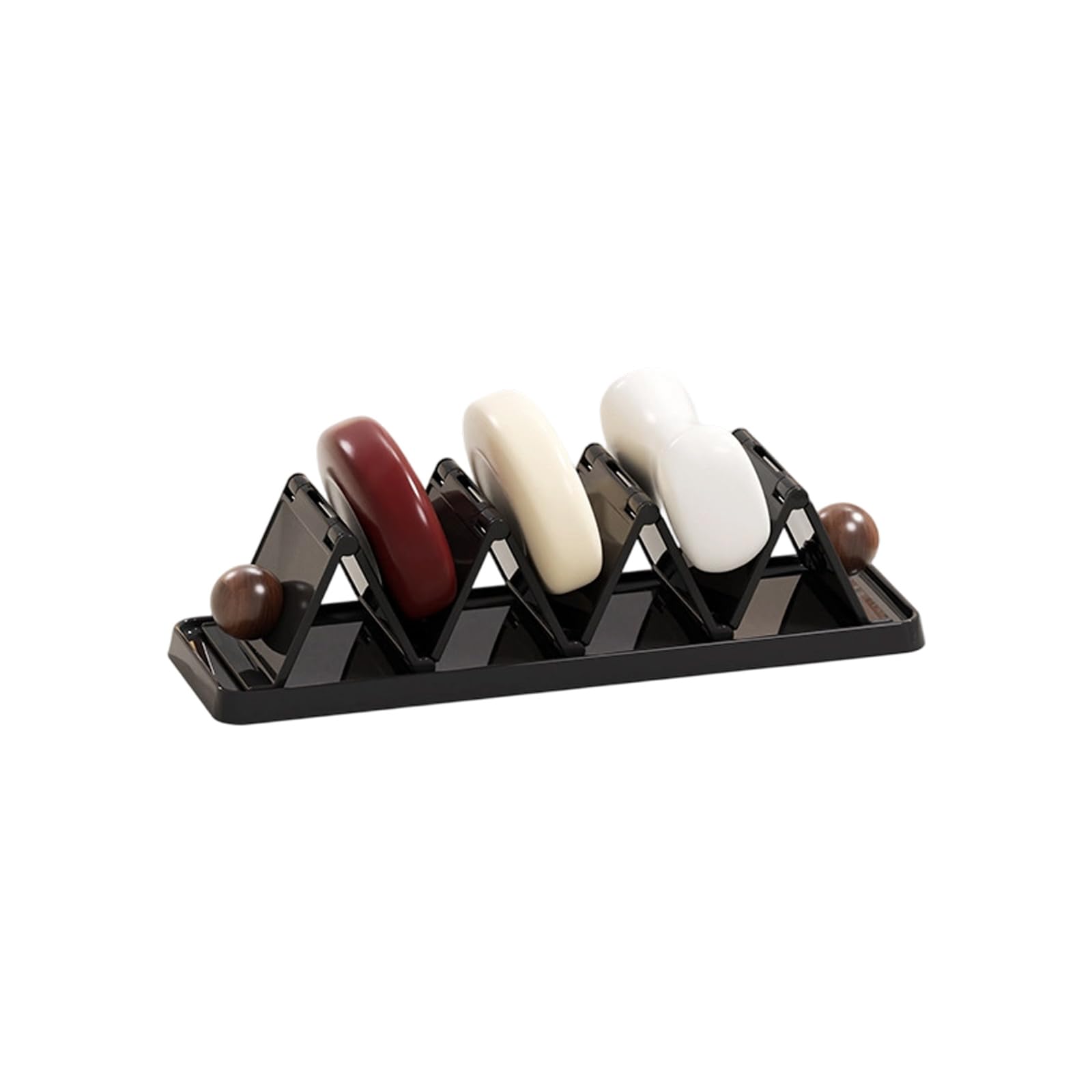 carotoe Soap Holder Rack with Expandable Design Ventilated MultiFunctional Organizers for Home Bathroom Essential Multifunctional Soap Rack