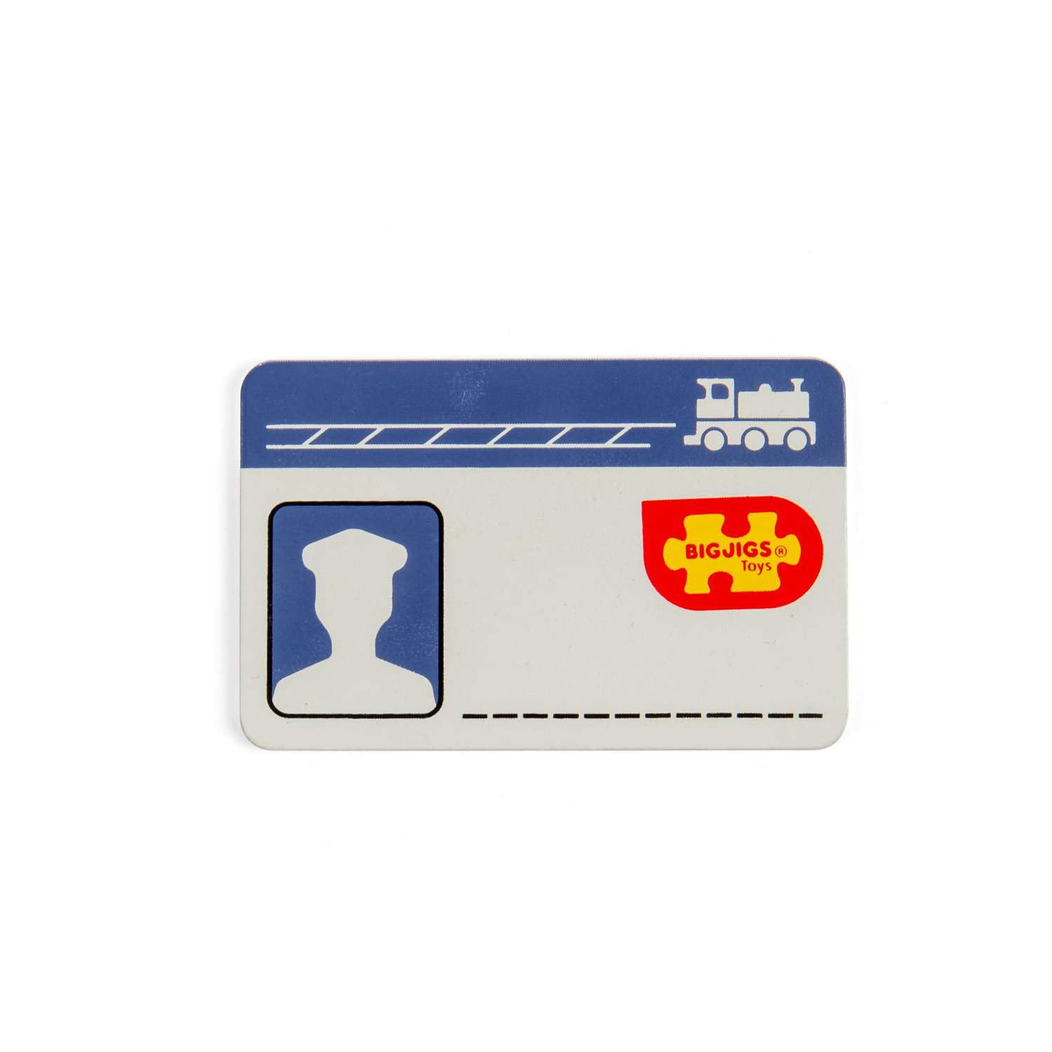 Bigjigs Toys Zestaw do przebrania dyrygenta kolejowego – 6 szt. fantazyjnych kostiumów kolejowych dla dzieci, zestawy przebieranek dla dzieci, stroje i akcesoria do odgrywania ról, prezenty dla dzieci