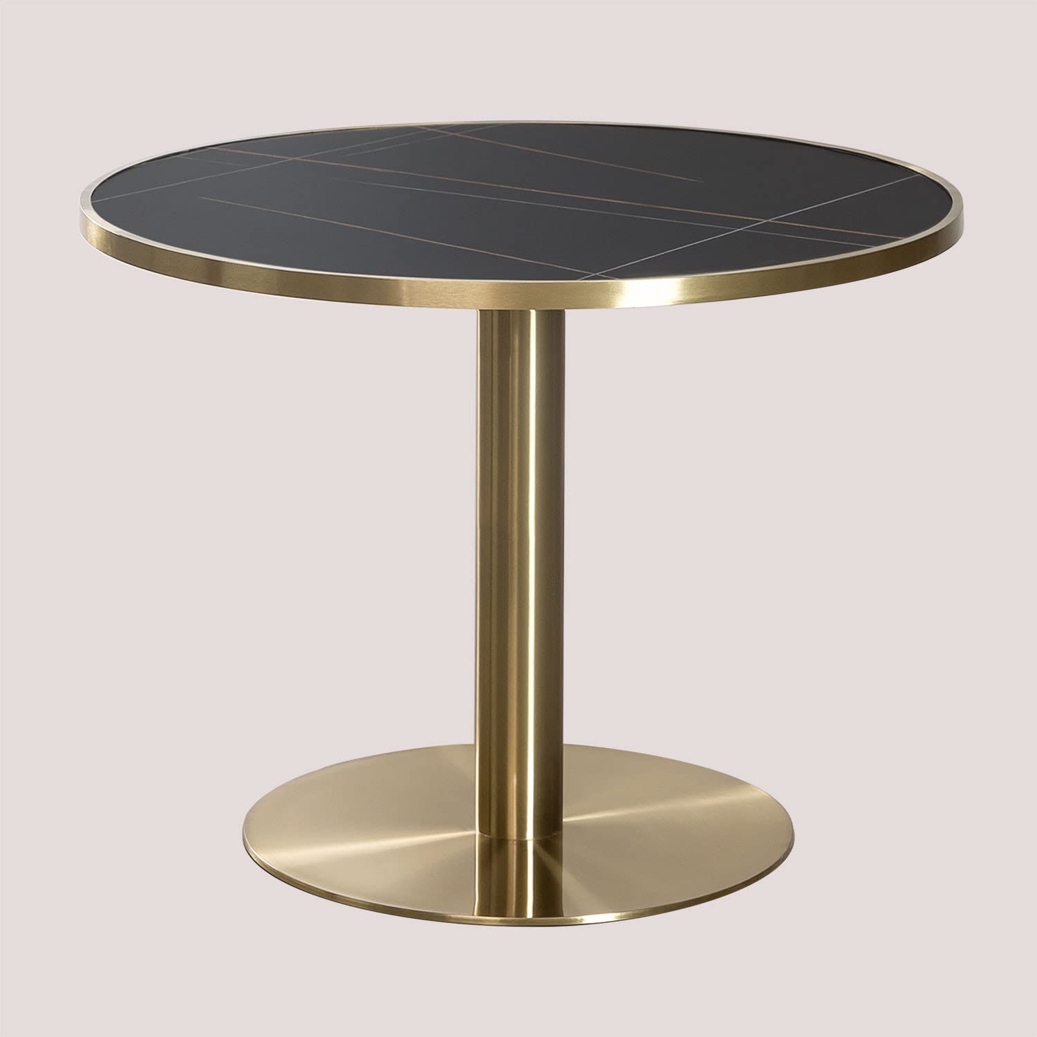 SKLUM Table à Manger Ronde (Ø100 cm) Acier Briselda -