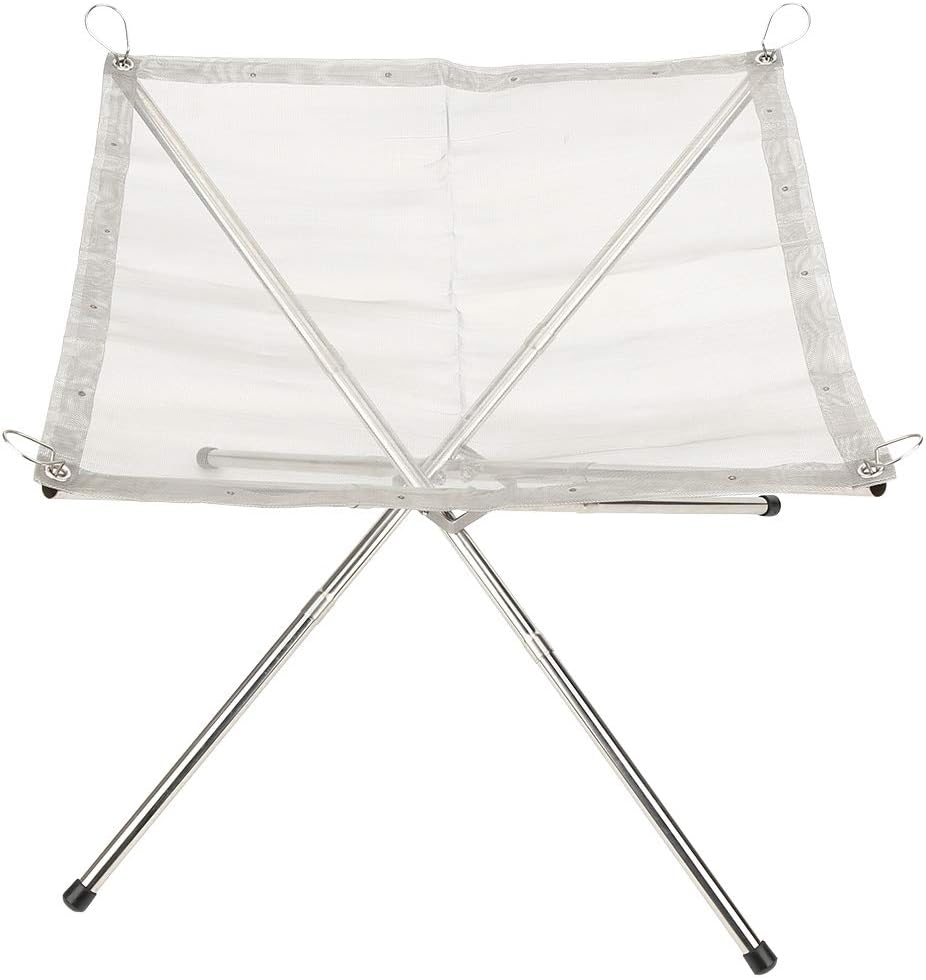 Cámping Incendio Estante, Fuego Fosa Exterior Cámping con Planchar Durable por Exterior Cámping Patio interior Jardín