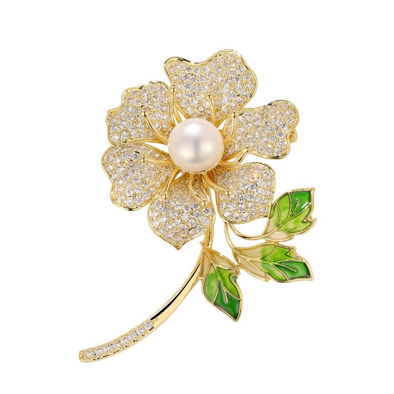 Spilla con perle Gioielli Broches Gioielli per le donne Moda Regali di Natale Moglie Mamma Fidanzata, Anniversario Compleanno Gioielli Regali per HerNO11575, Metallo, perla