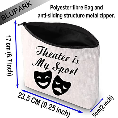 Acting Inspired Gift Theatre Bags Theater Is My Sport Makeup Bags Gifts For Performance Actress Actors Director (Theater Is My Sport) #TOP1