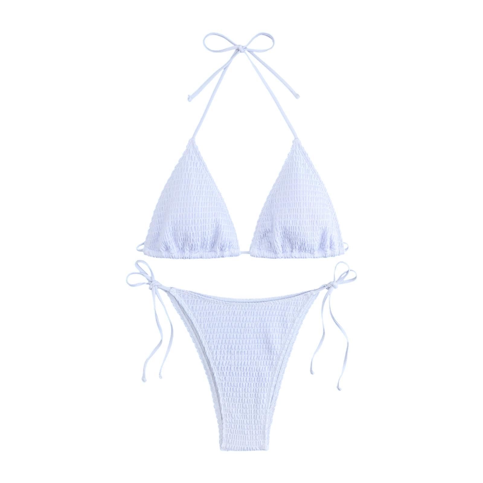 Two Piece Swimsuit Tankini Female Women's Swimwear for Vacation Party Summer S White|Clothing, Shoes & Accessories | Womens Clothing | Swimwear-image-49