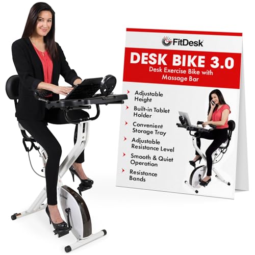 FitDesk Standing Adjustable Desk Bike
