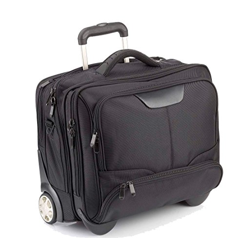 Dermata 2-Rollen-Businesstrolley Nylon 44,5 cm braun