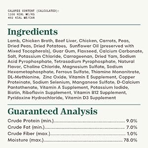   NUTRO-PREMIUM-LOAF-Adult-Natural-Grain-Free-Wet-Dog-Food-Savory-Lamb-Carrot-Pea-Recipe-12-Pack-of-125-oz-Cans