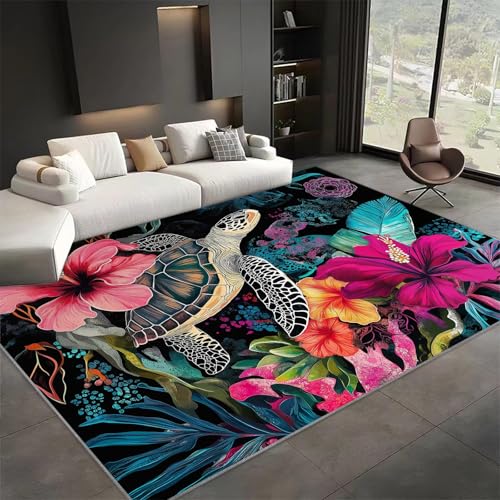 Tapis de bébé rampant doux et lavable pour sécuriser le salon - 3
