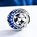 Abalorio de plata de ley 925 «Starry Sky» con diseño de luna...