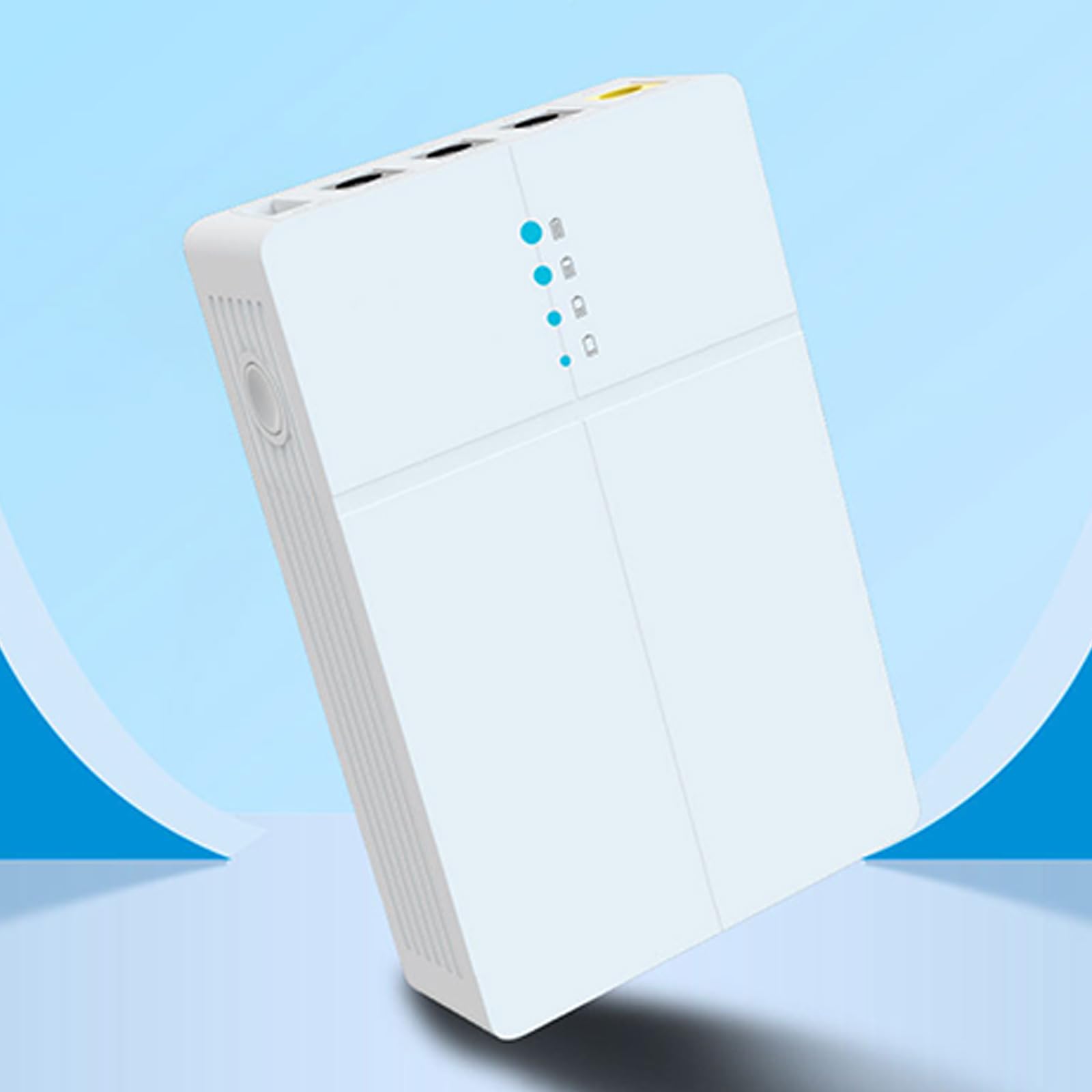 Alimentatore a batteria da 13500 mAh per backup modem router che garantisce uscite a doppia tensione e 12 ore di funzionamento Router Uninterruptible Power Supply