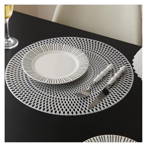 Napperon de dessous de verre argenté antidérapant et imperméable pour verre - 5
