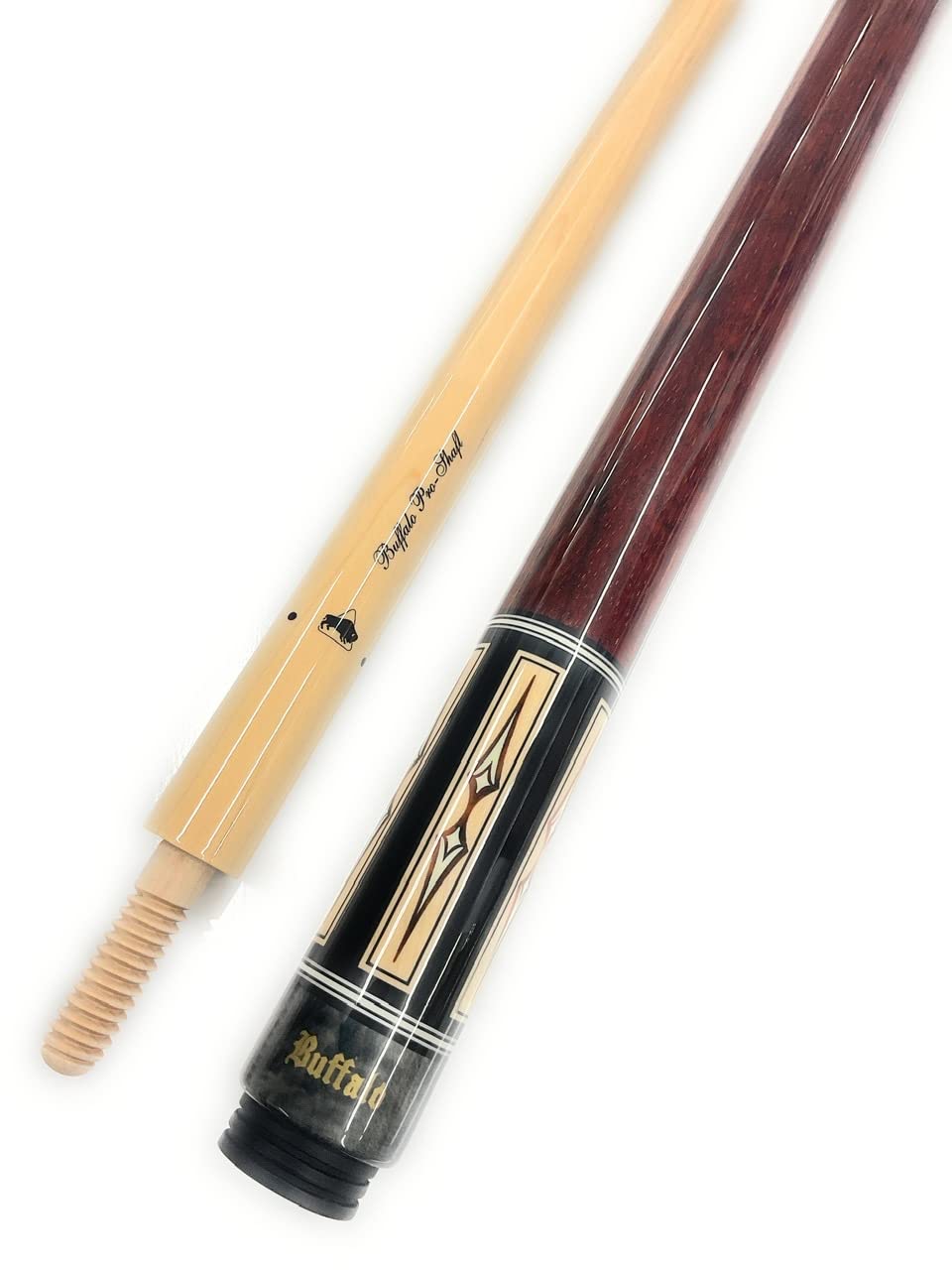 Buffalo Carom Cue Century # 3 with 12 mm. Shaft, to Play 3 Cushion Billiards.