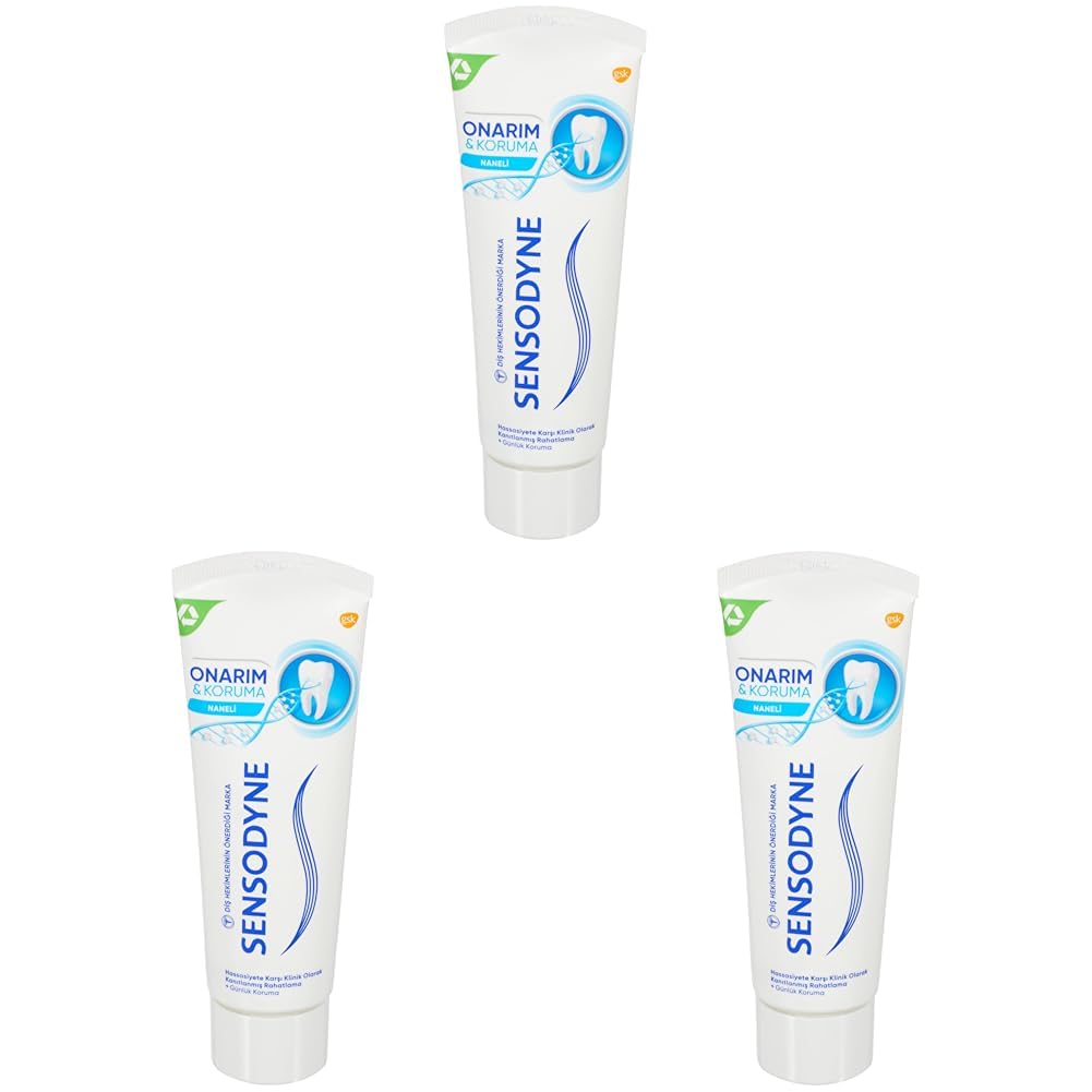 Sensodyne Onarım ve Koruma Diş Macunu 75 ml (3 paketi)