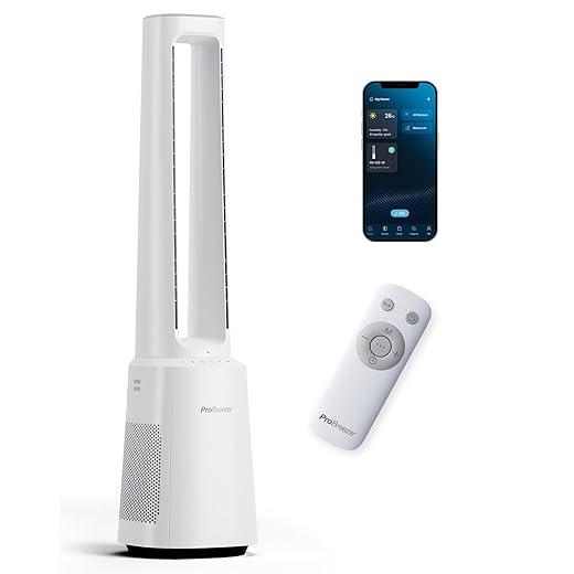 Ventilateur Colonne Sans Pale Wifi Pro Breeze OmniAir