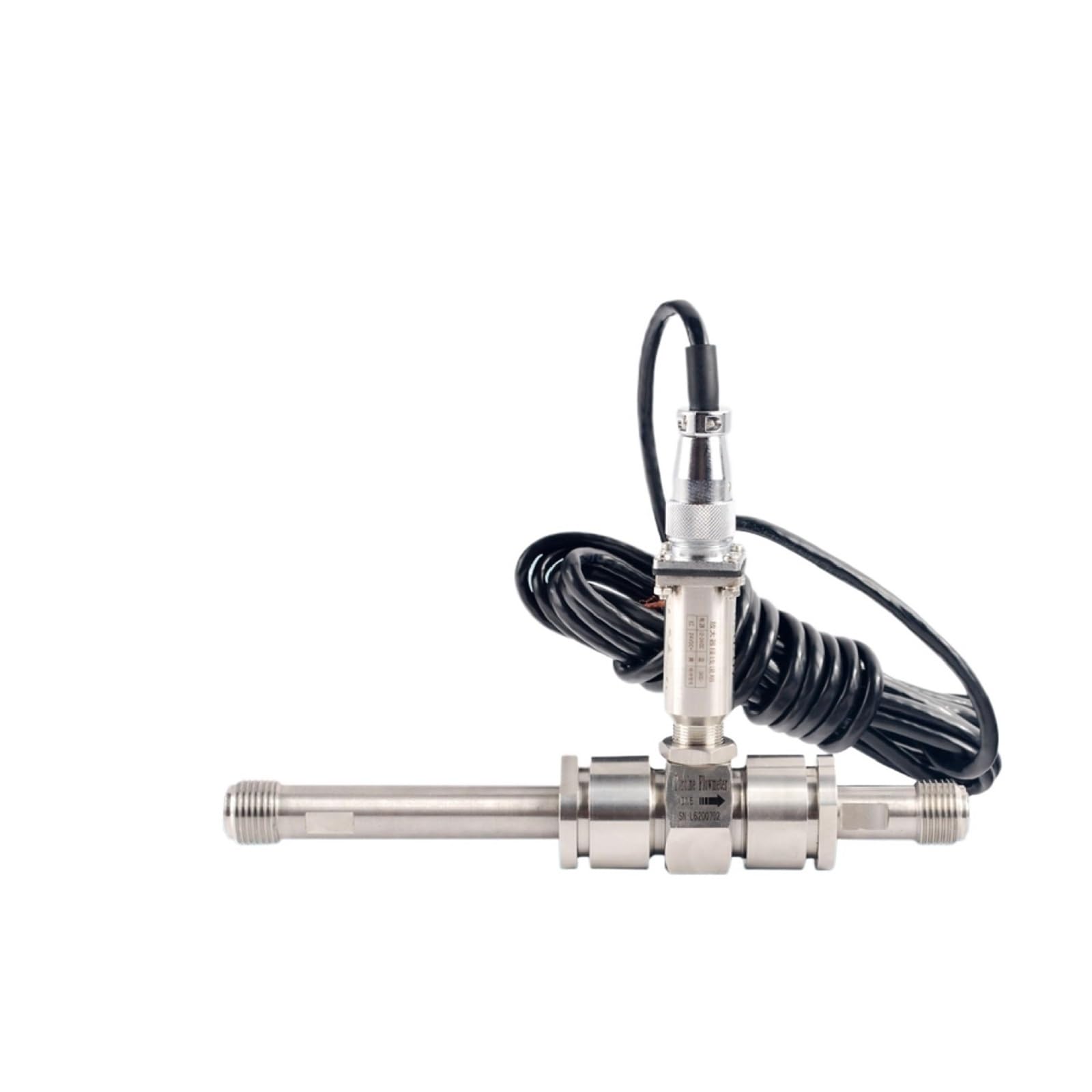 BALYDLUL Liquid Turbine Flow Meter Stainless Steel Turbine Flow Sensor Output 4‑20mA(DN6-Thread,Pulse)