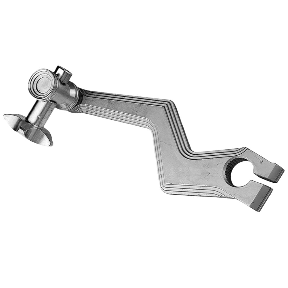 Palanca de freno CNC de aluminio tipo Z con acabado premium para motocicleta